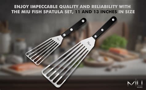 where can i buy miu branded kitchen tools|MIU Fish Spatula, Set of 2, Bundle, Size 11 and 13 inch, Stainless .